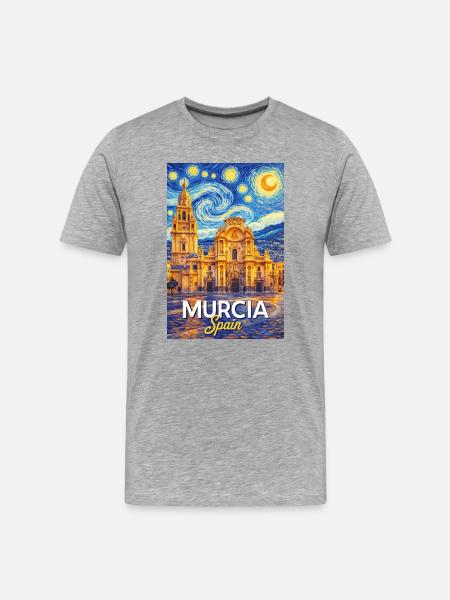 Murcia Spain - Men's Premium Organic T-Shirt - heather grey