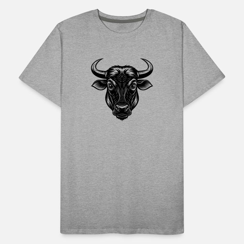Bullhead T-shirt bio Premium Homme