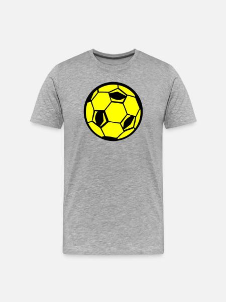 Soccer Fußball - Men's Premium Organic T-Shirt - heather grey
