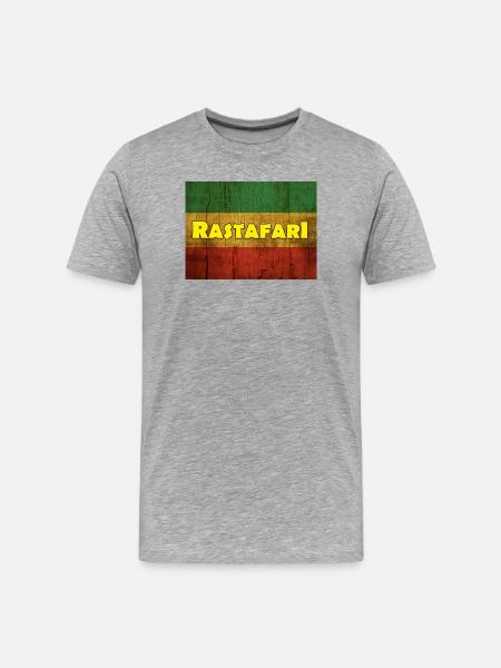 Rastafari - T-shirt bio Premium Homme - gris chiné