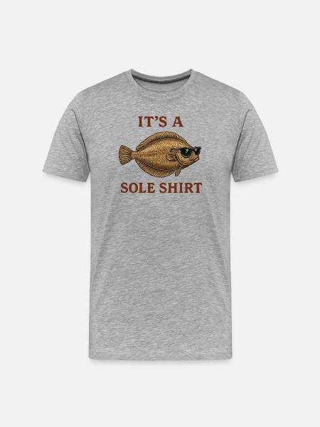 It's a Sole Shirt - Men's Premium Organic T-Shirt - heather grey