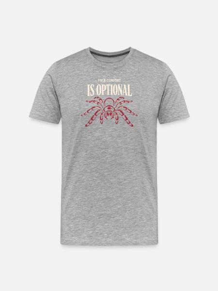 Tarantula Tarantula Holder Spider Owner - Men's Premium Organic T-Shirt - heather grey