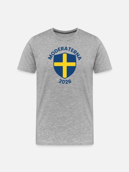 Nordic Shield Emblem 2026 - Men's Premium Organic T-Shirt - heather grey