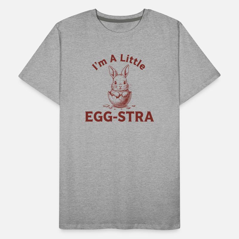 Egg-STRA Bunny Tee Men's Premium Organic T-Shirt