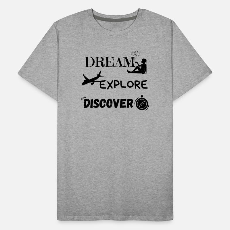 Rêve Explore et Découvre 1 T-shirt bio Premium Homme