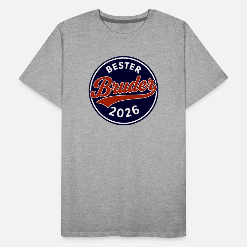 Bester Bruder 2026  - Geburtstag Bruder  Männer Premium Bio T-Shirt