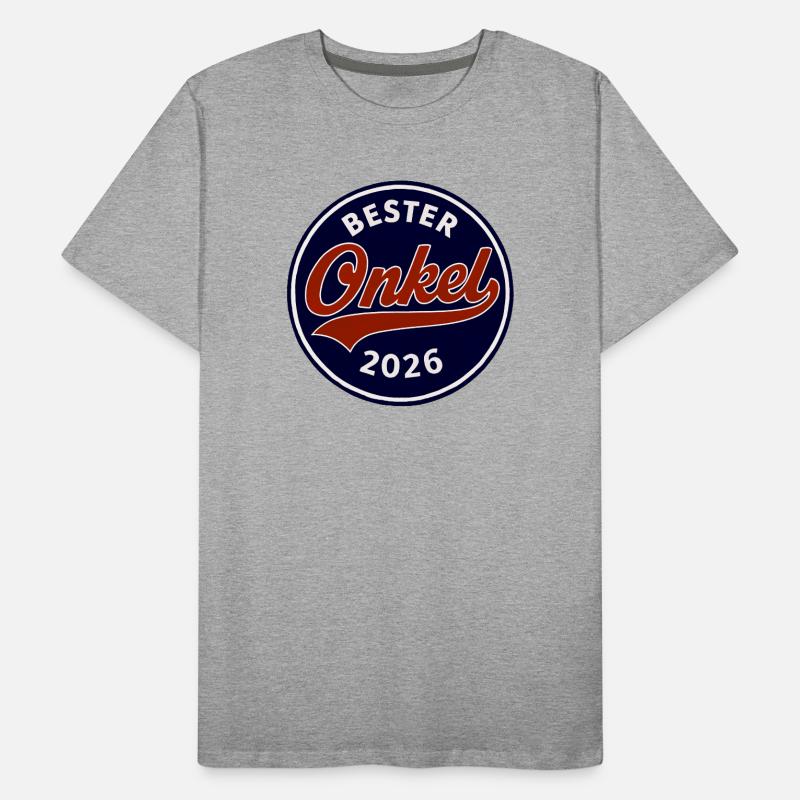 Best Uncle 2026 Badge Men's Premium Organic T-Shirt