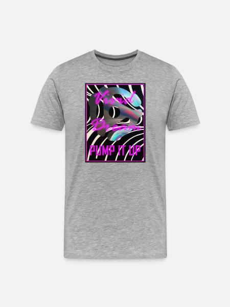 Pump It Up by Vivid Dream - Men's Premium Organic T-Shirt - heather grey