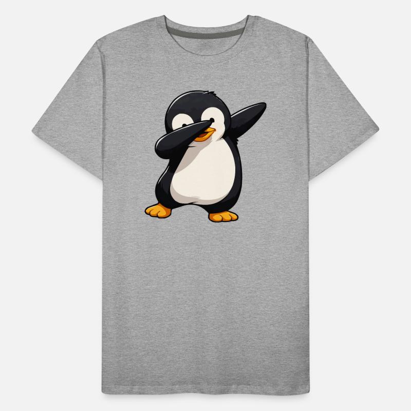 Dab Pinguin Comic Männer Premium Bio T-Shirt