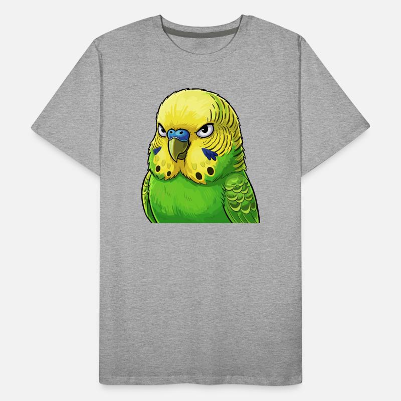 Jaune vert perruche vibrant T-shirt bio Premium Homme