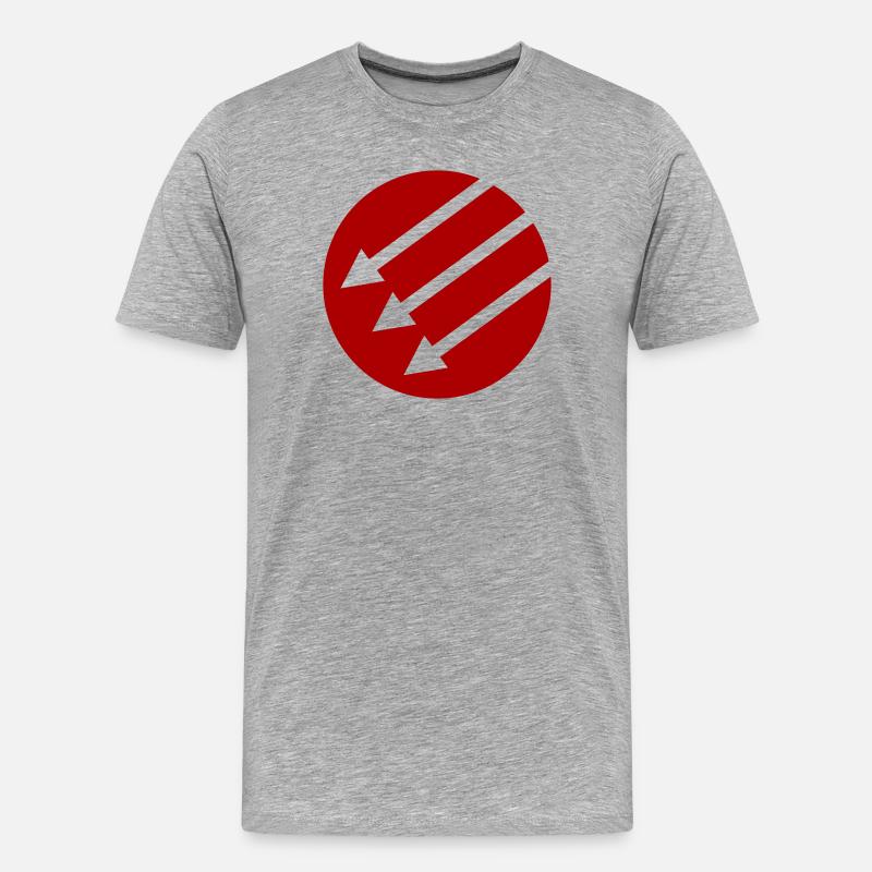 Iron Front / Eiserne Front / Järnfronten - Men's Premium Organic T-Shirt - heather grey