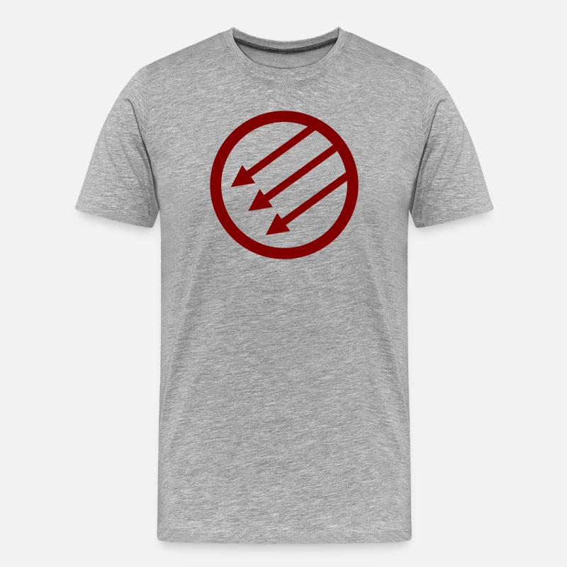 Iron Front / Eiserne Front / Järnfronten - Men's Premium Organic T-Shirt - heather grey