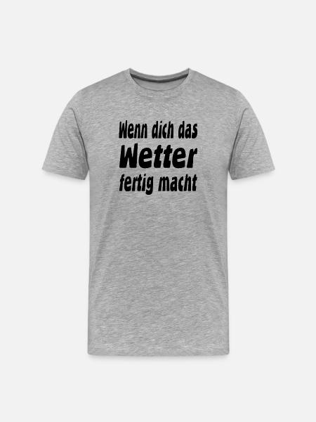 Temps - T-shirt bio Premium Homme - gris chiné