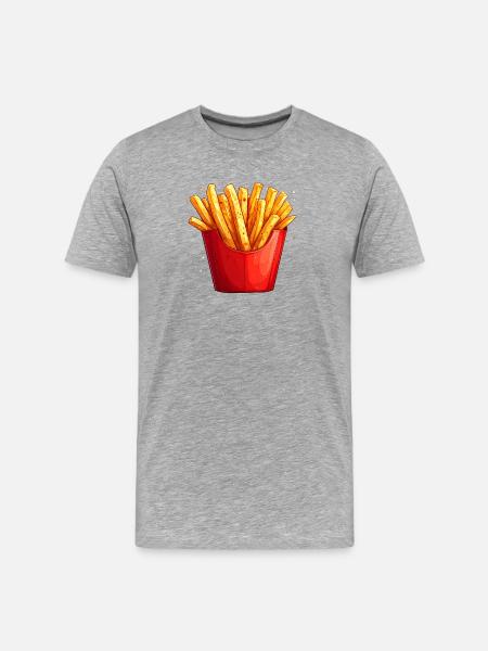 Frites - T-shirt bio Premium Homme - gris chiné