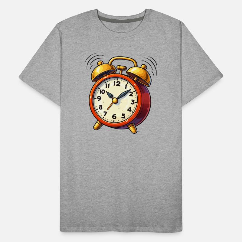 Alarm Clock Comic Clock Men's Premium Organic T-Shirt