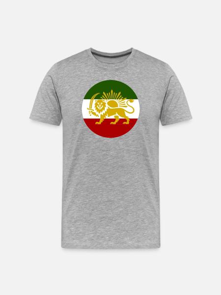 Iran libre - T-shirt bio Premium Homme - gris chiné