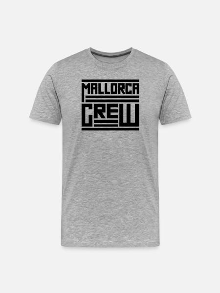 Mallorca Crew - Men's Premium Organic T-Shirt - heather grey