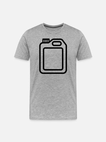 canister - Men's Premium Organic T-Shirt - heather grey
