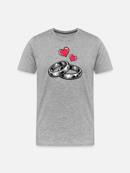 Alliances - T-shirt bio Premium Homme - gris chiné