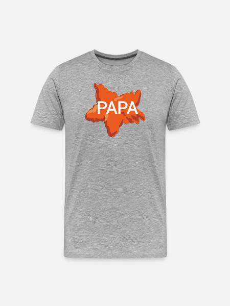 Dad - Men's Premium Organic T-Shirt - heather grey