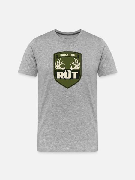 White-tailed hunter White-tail hunting Deer hunting - Men's Premium Organic T-Shirt - heather grey