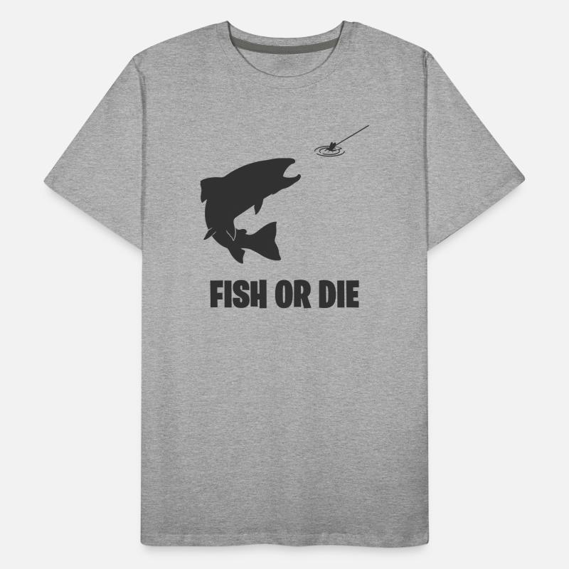 Fisch oder stirb Männer Premium Bio T-Shirt