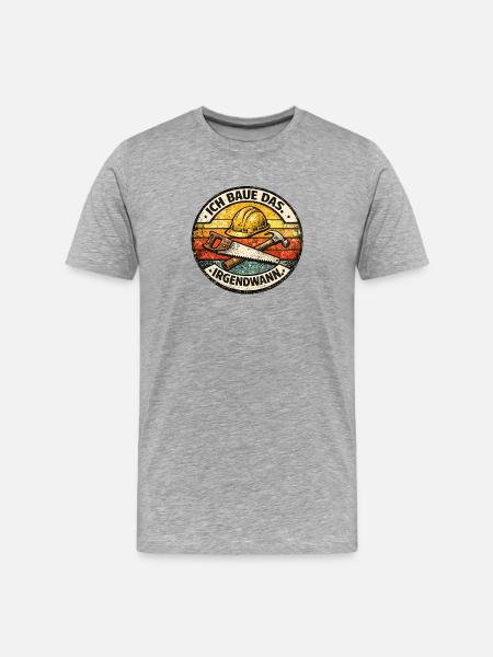 I'll build this sometime - Men's Premium Organic T-Shirt - heather grey