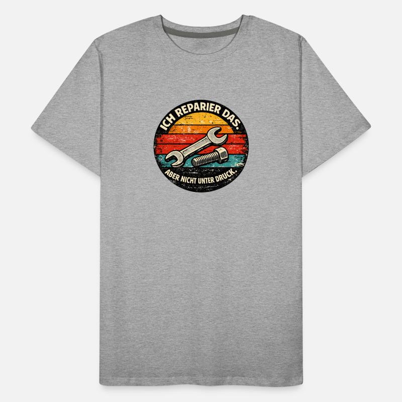 I'll fix it – not under pressure Men's Premium Organic T-Shirt