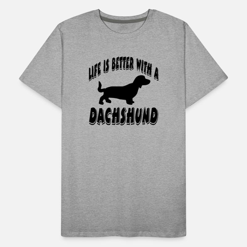 Teckel T-shirt bio Premium Homme