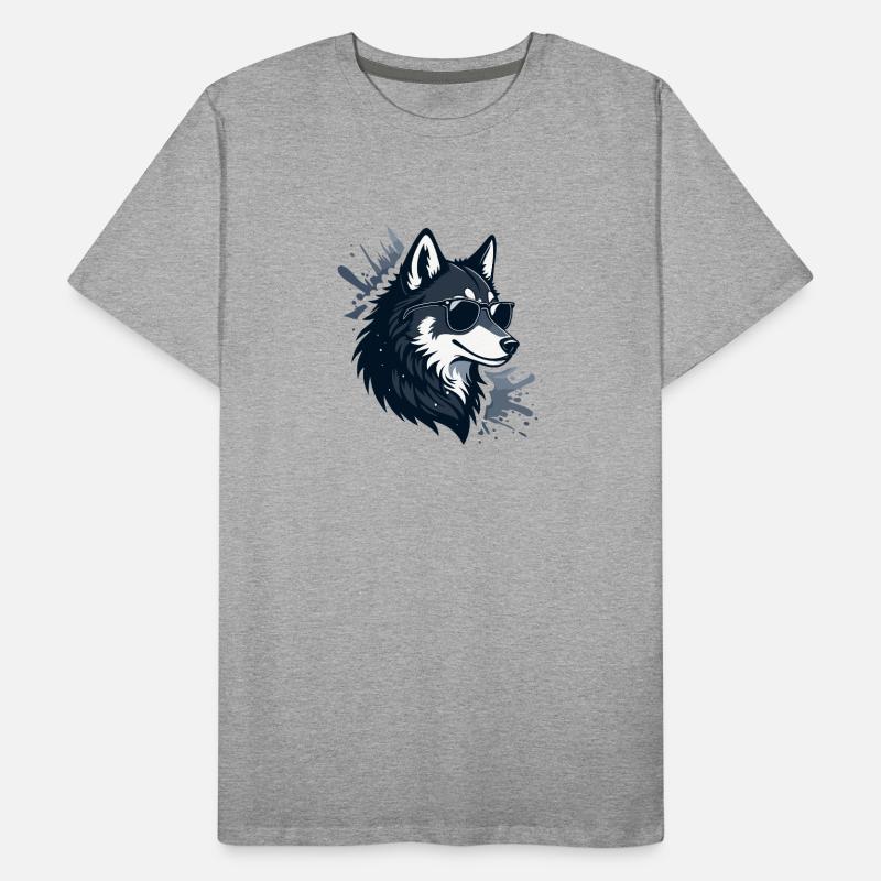Wolf Sunglasses Splash Men's Premium Organic T-Shirt