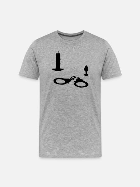 Romanticism - Men's Premium Organic T-Shirt - heather grey