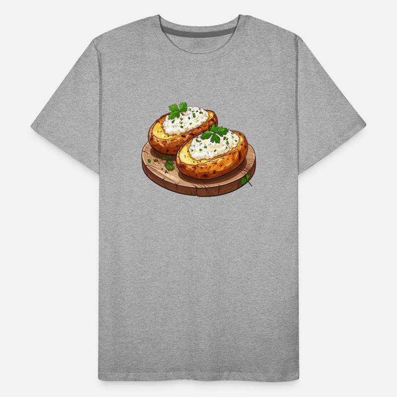 Jacket potatoes with quark Men's Premium Organic T-Shirt