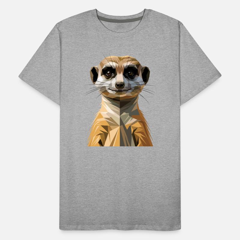 Suricate Suricate Douce Mangouste Suricate T-shirt bio Premium Homme