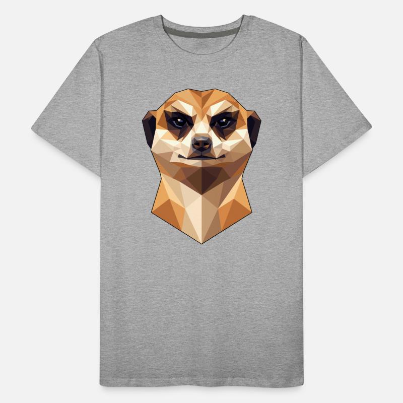 Suricate Suricate Douce Mangouste Suricate T-shirt bio Premium Homme