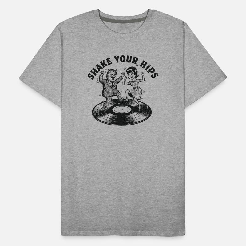 Shake Your Hips Vinyl Dance Men's Premium Organic T-Shirt