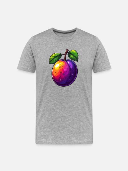 Prune - T-shirt bio Premium Homme - gris chiné
