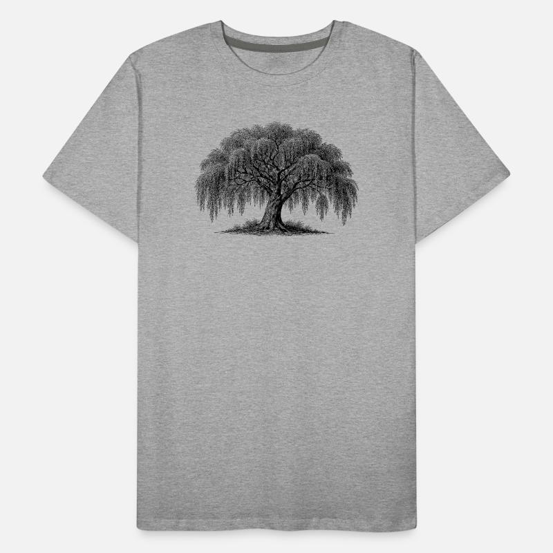 weeping willow Men's Premium Organic T-Shirt