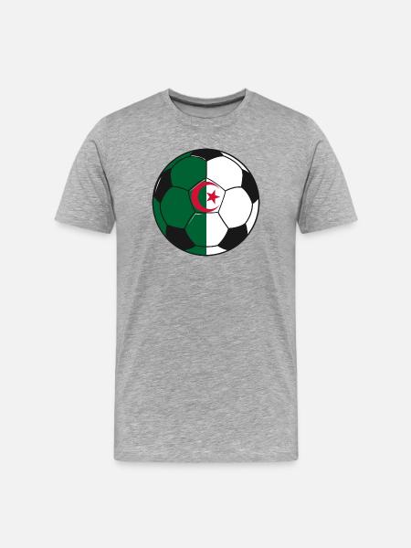 Football_team_Algeria - Men's Premium Organic T-Shirt - heather grey