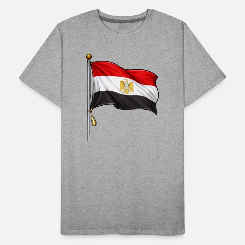 Drapeau égyptien T-shirt bio Premium Homme