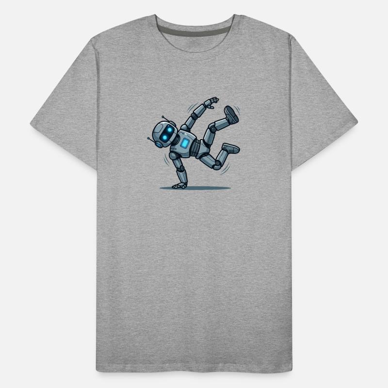 3 Le Robot Danseur Breakdance T-shirt bio Premium Homme