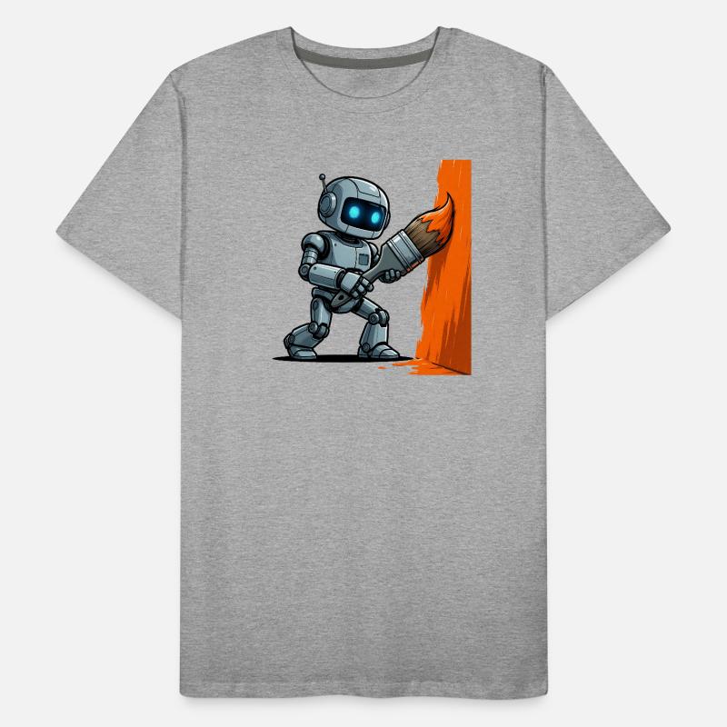6 Le Robot Créatif Peintre T-shirt bio Premium Homme