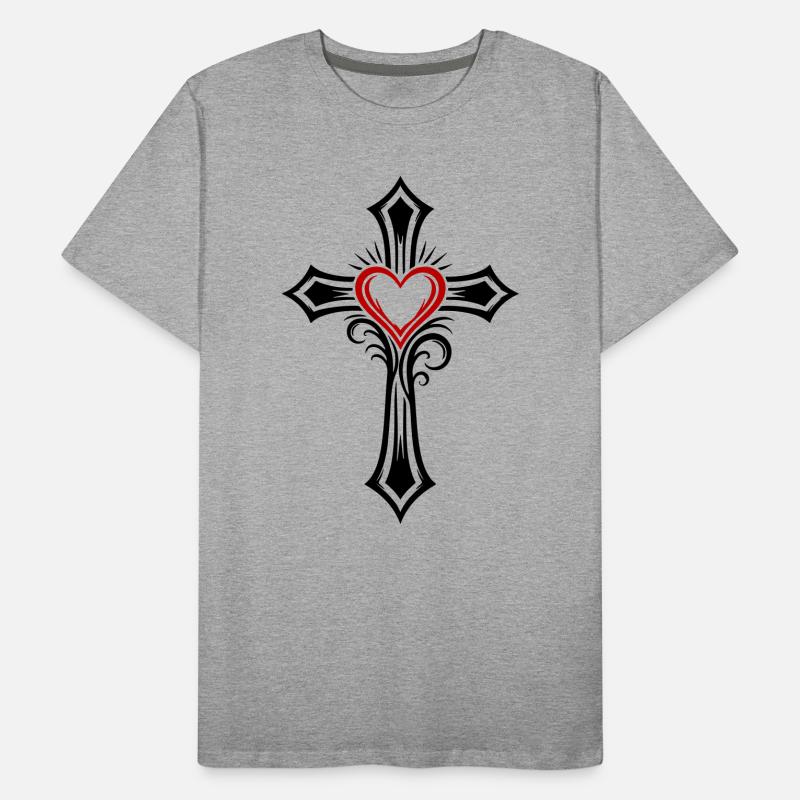 Amour croisé T-shirt bio Premium Homme