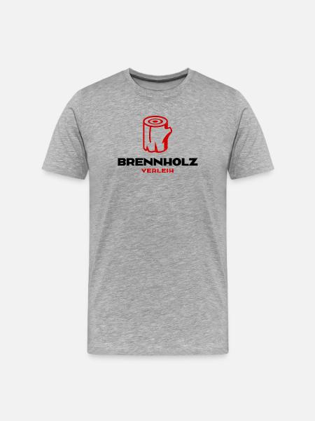 Firewood rental - Men's Premium Organic T-Shirt - heather grey