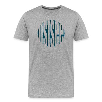 Baltic Sea Tour - Men's Premium Organic T-Shirt - heather grey - Front - Damien (186cm)