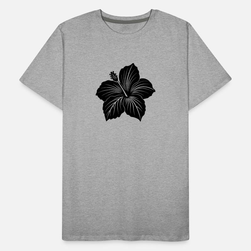 Fleur d’hibiscus T-shirt bio Premium Homme
