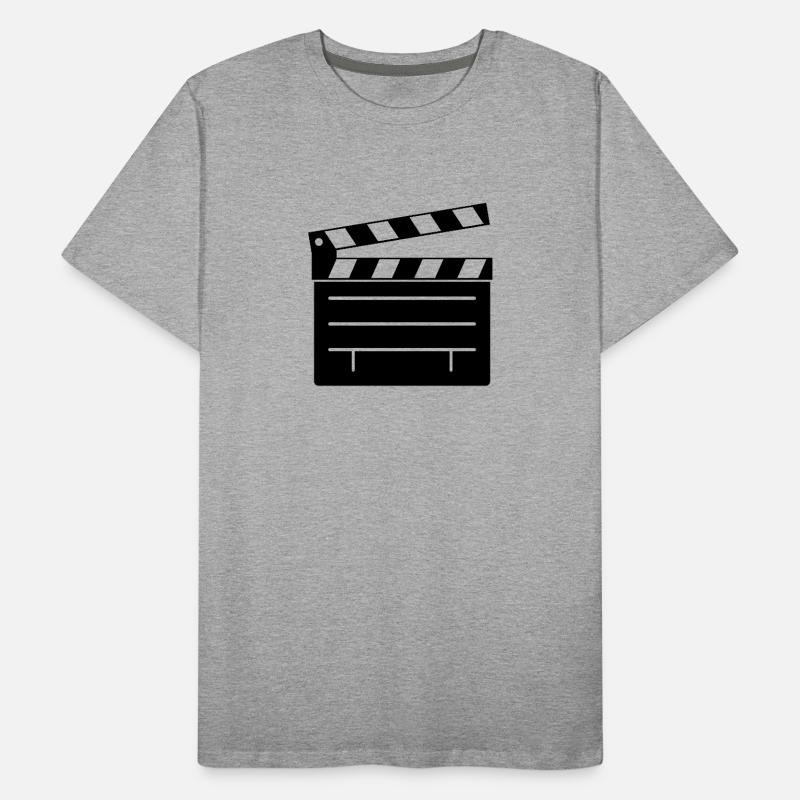 Clapperboard Männer Premium Bio T-Shirt
