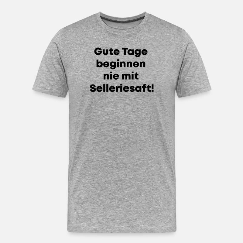 Neues von den Problämzonen - Männer Premium Bio T-Shirt - Grau meliert