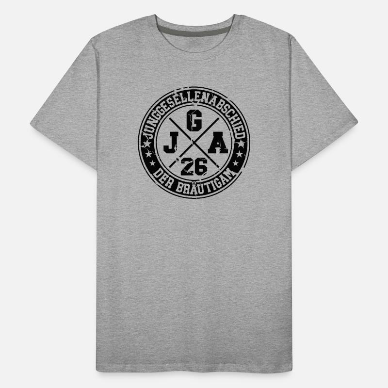JGA Der Bräutigam 2026 Junggesellenabschied Männer Premium Bio T-Shirt