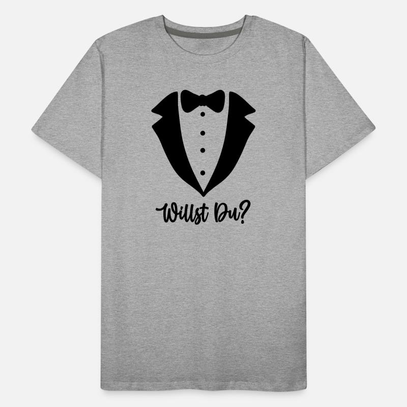 PROPOSEZ-VOUS une demande en mariage mariage T-shirt bio Premium Homme