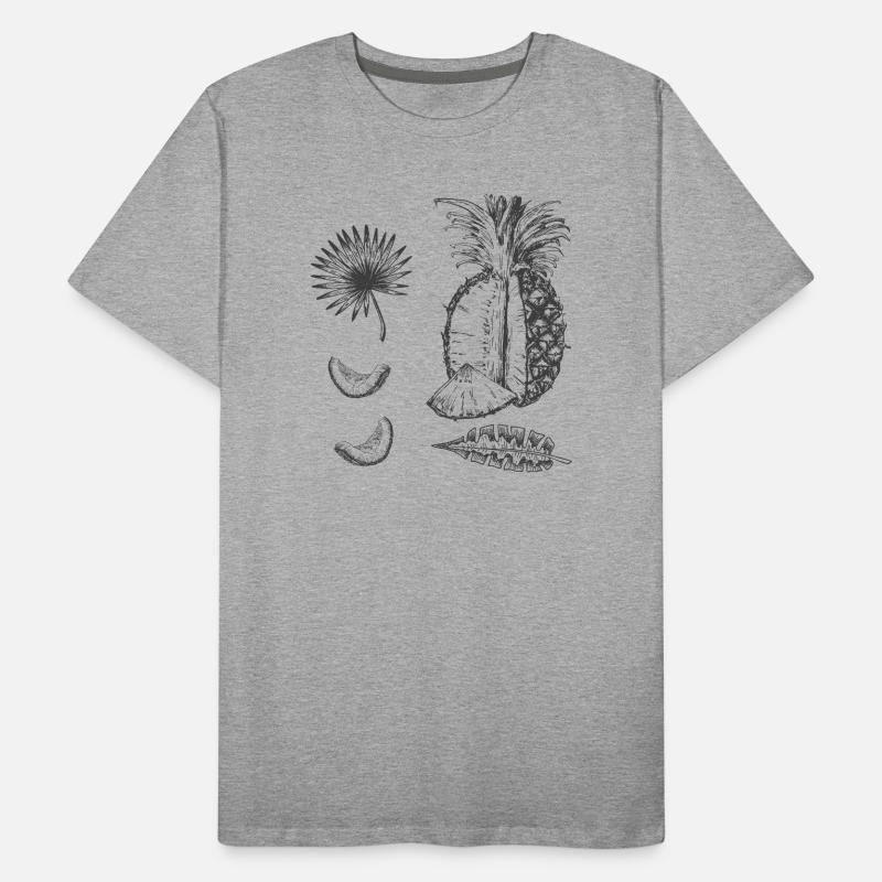 Pineapple Men's Premium Organic T-Shirt
